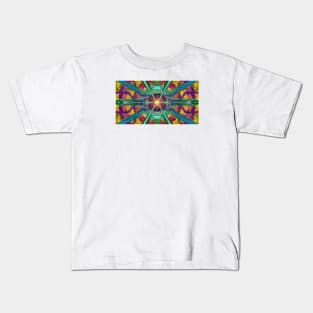 Abstract Alien Art Kids T-Shirt